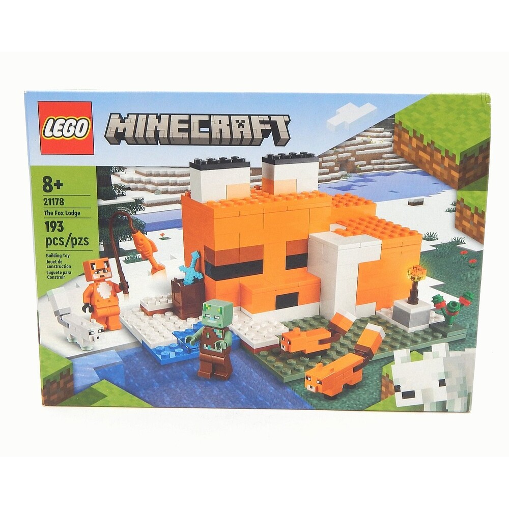 LEGO Minecraft 2022 The Fox Lodge Building Kit Toy House Playset 21178 Sealed